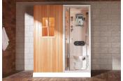 Sauna seca + sauna húmeda con ducha hidromasaje AS-002