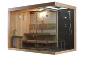 Sauna seca y sauna húmeda con ducha AT-002A